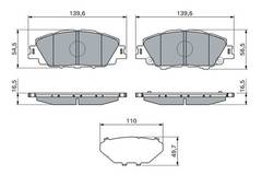 Bremžu uzliku kompl., Disku bremzes