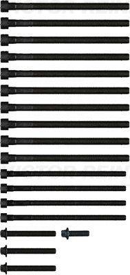 Cilindru galvas skrūvju komplekts