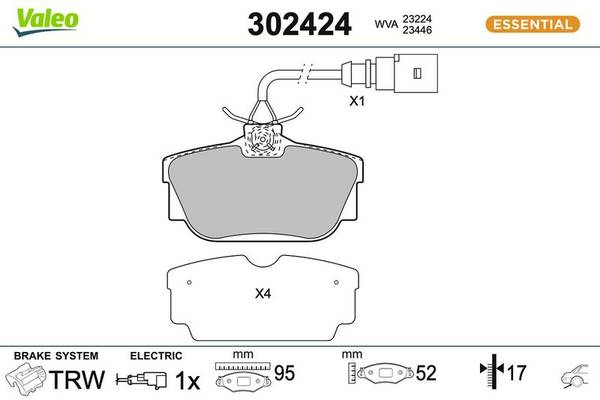 Bremžu uzliku kompl., Disku bremzes