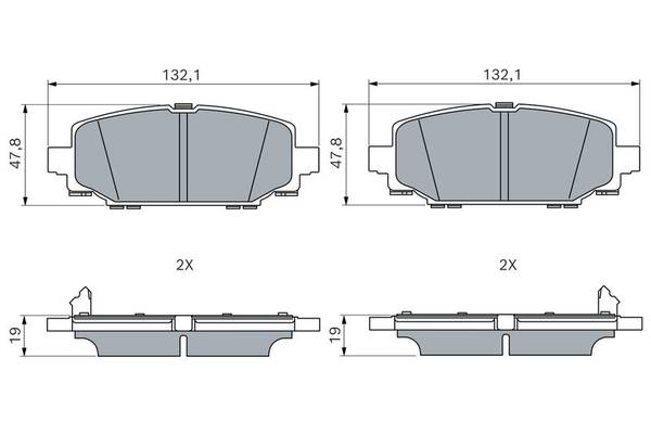 Bremžu uzliku kompl., Disku bremzes