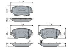 Bremžu uzliku kompl., Disku bremzes