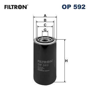 Eļļas filtrs OP592