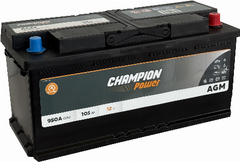 Akumulators Champion Power 105Ah R AGM 950EN ACPAGM105R
