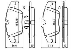 Bremžu kluči Bosch 0986494830