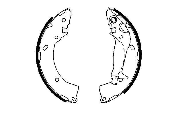 Bremžu loku komplekts