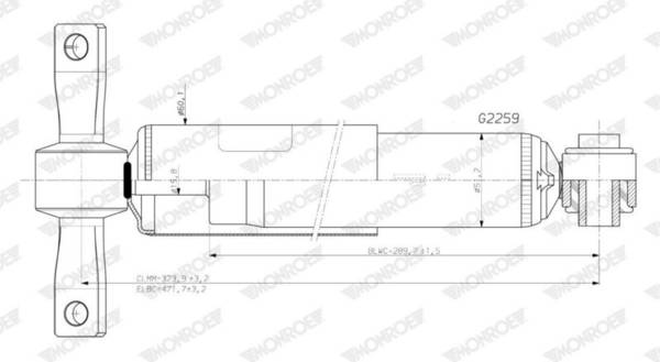 Amortizators G2259
