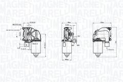 Stiklu tīrītāja motors 064373010010