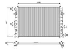 Motora dzesēšanas radiators 701285