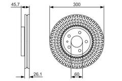 Bremžu disks Bosch 0986479666