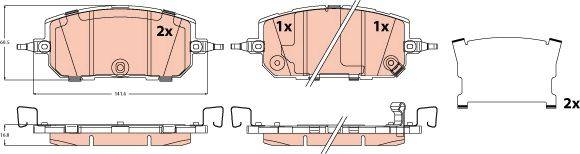Bremžu kluči GDB2537