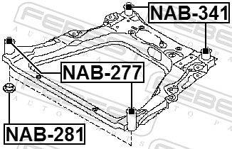 Bukse garā  NAB-341   110mm
