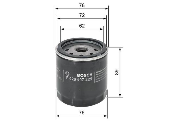 Eļļas filtrs Bosch F026407225