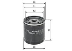 Eļļas filtrs Bosch F026407225