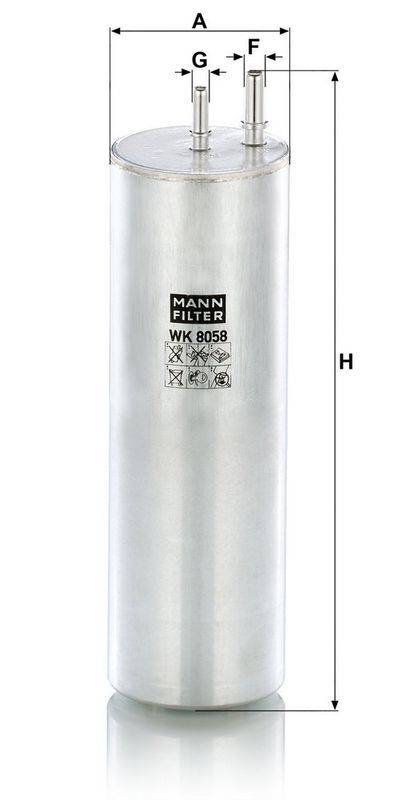 Degvielas filtrs WK8058