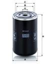 Eļļās filtrs WD940