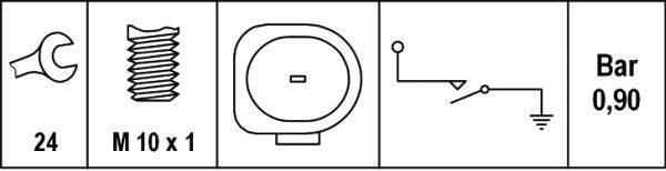 Spiediena sensors 6ZL008280-011