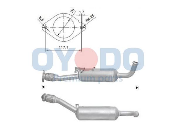 Cieto daļiņu filtrs 20N0033-OYO