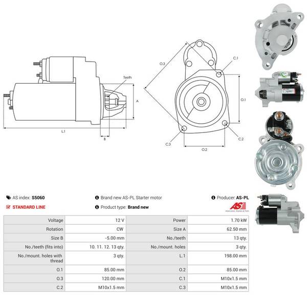 Starteris S5060