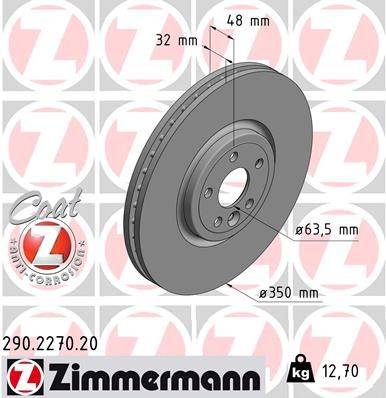 Bremžu disks 290.2270.20