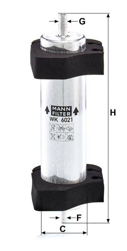 Degvielas filtrs WK6021