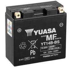 Akumulators Yuasa YT14B-BS 12.6Ah 210A