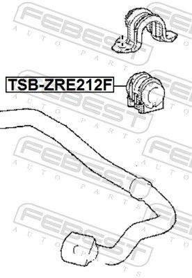 Stabilizatora bukse TSB-ZRE212F