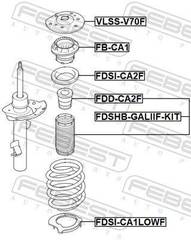 Atsperes atbalsts FDSI-CA1LOWF