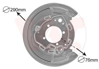 Dubļu sargs, Bremžu disks