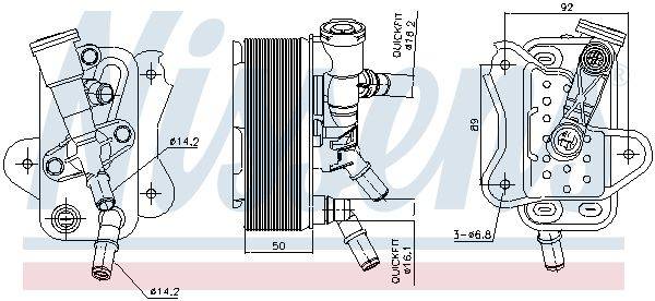 Eļļas radiators, Automātiskā pārnesumkārba