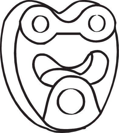 Kronšteins, Izplūdes gāzu sistēma