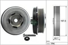 Piedziņas skriemelis, Kloķvārpsta