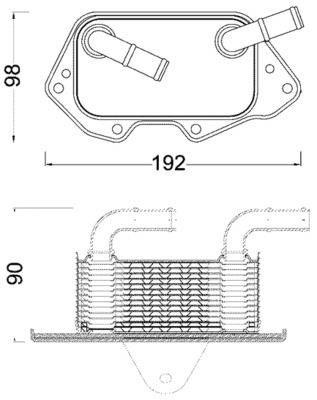 Eļļas radiators, Motoreļļa