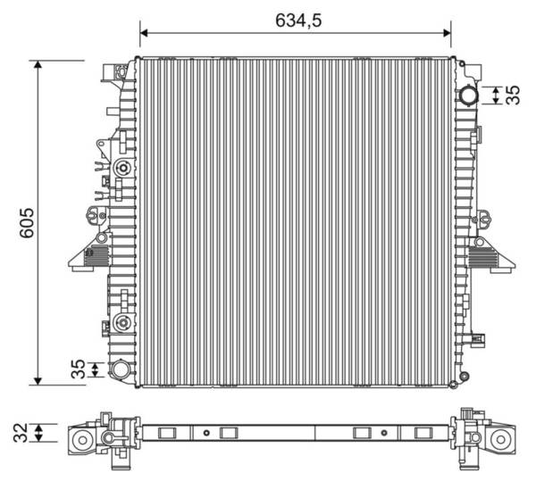 Radiators, Motora dzesēšanas sistēma