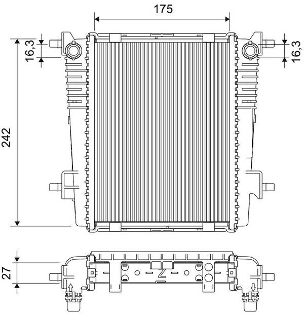 Radiators, Motora dzesēšanas sistēma