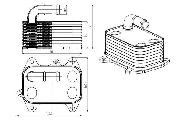 Eļļas radiators, Motoreļļa