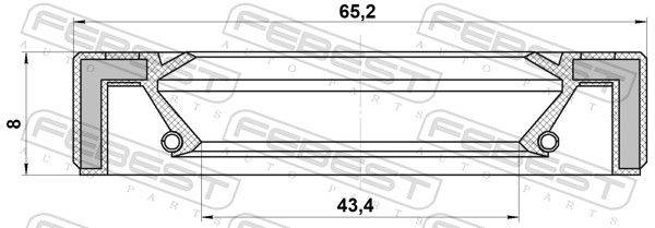 Blīvslēgs 95GAY-45650808L